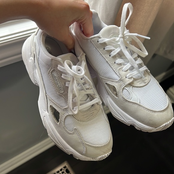 COPY - All white Adidas Falcons - Picture 2 of 10